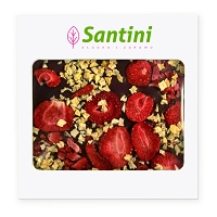 Czekolada ciemna truskawka brzoskwinia 80g Santini