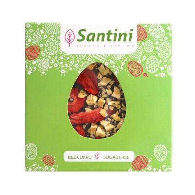 Czekolada ciemna truskawka brzoskwinia 80g Santini