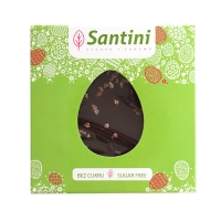 Czekolada ciemna z ziarnem kakaowca 80g, Santini